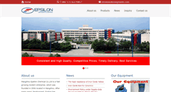 Desktop Screenshot of epsilonpigments.com